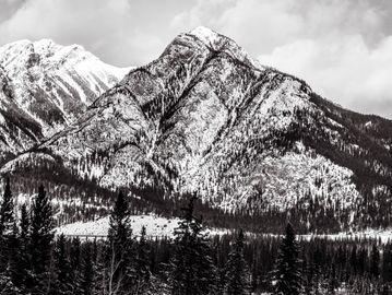 Beautiful Banff Alberta. Captured from the Cave and Basin December 2017. Works anywhere! Great gift.