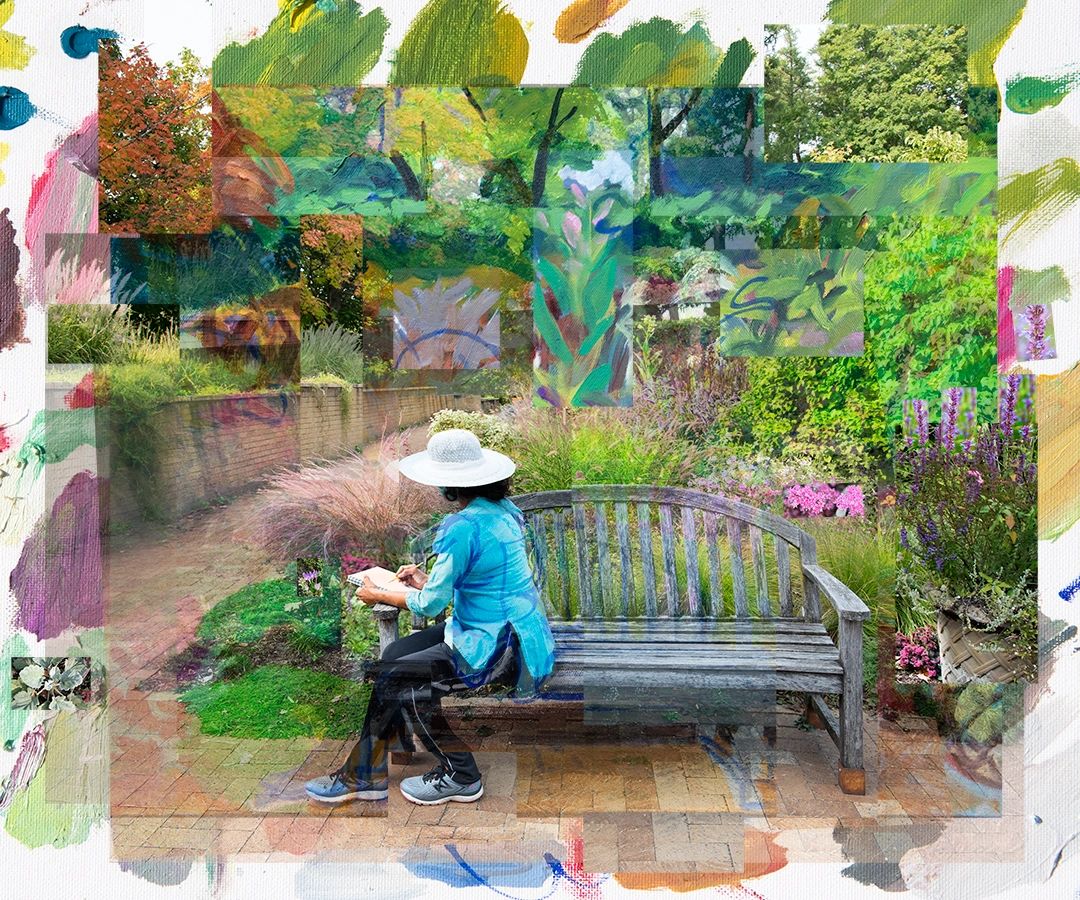 Noerenberg Gardens with Artist