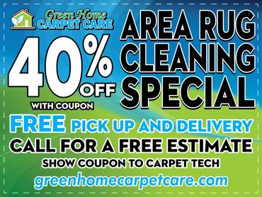Green Home Carpet Care - Area Rug Cleaning Special