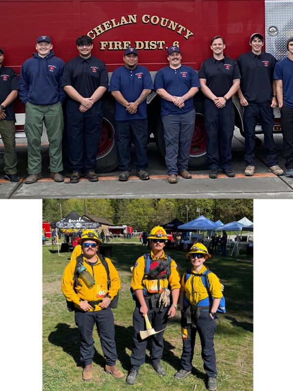 District recruits during training