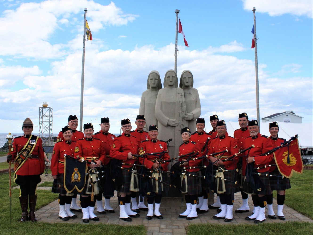 Taken during a ceremony to commemorate the 60th anniversary of the Escuminac Disaster.
