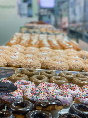 gluten free donut on display