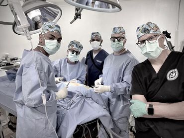 Neurosurgery Outreach Foundation team performing life-saving brain surgeries.