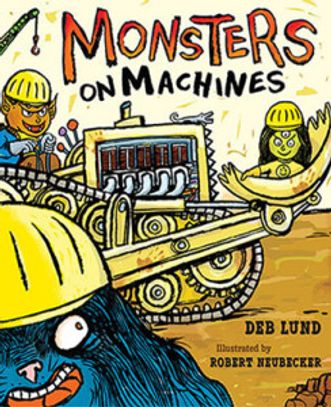Trucks, cranes, forklifts, backhoes, shovels, machines galore! Build a not so scary monster house.
