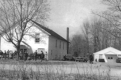 Mennonite Church on Mission Road in Haycock Township.