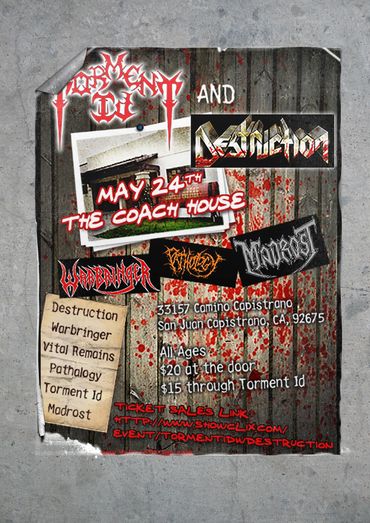 Metal Band Poster flyer