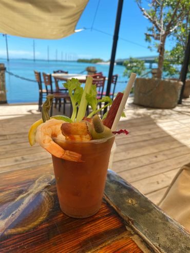 oceanfront dining in Islamorada