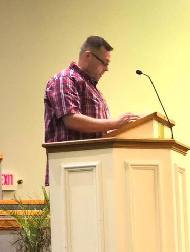 Jimmy leading Call To Worship