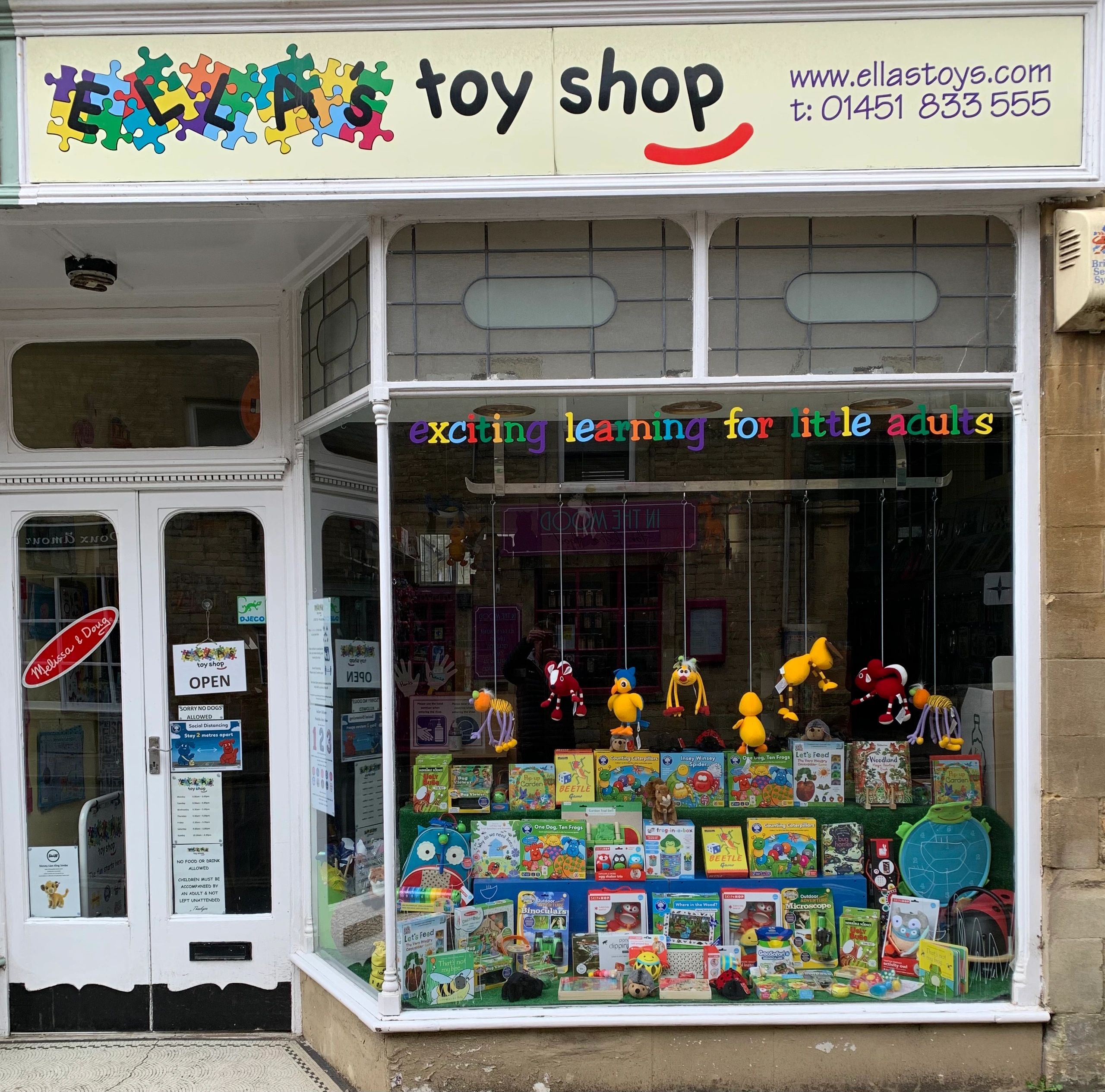 Ellas toy shop front