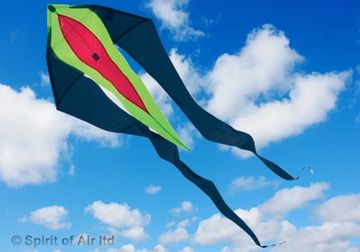 spirit of air single line kite delta dart black