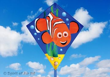 spirit of air single line kite midi diamond clownfish