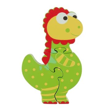 orange tree toys mini puzzle t-rex