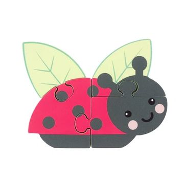 orange tree toys mini puzzle ladybird
