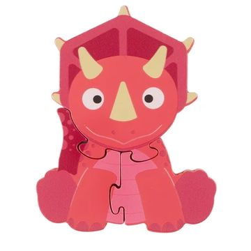 orange tree toys mini puzzle triceratops