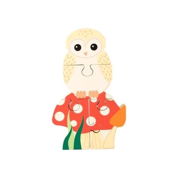 orange tree toys mini puzzle owl
