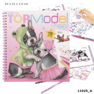 depesche top model doggy colouring book