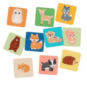 orange tree toys memory woodland game