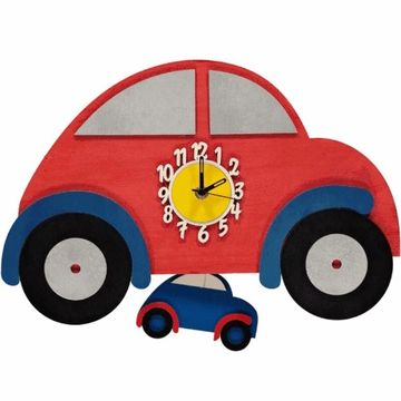 little timbers clock red car