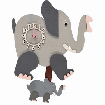 little timbers clock elephant