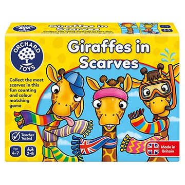 orchard toys giraffe in scarves