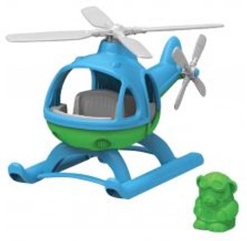 bigjigs toys green toys helicopter blue