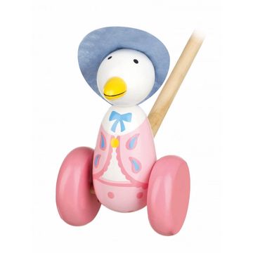 orange tree toys push along jemima puddleduck
