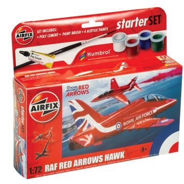 airfix starter set raf red arrows hawk