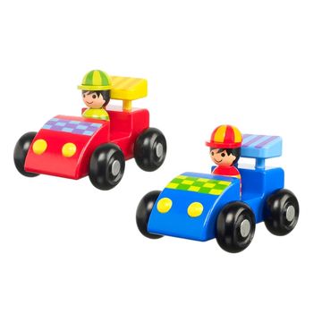 orange tree toys racing car set