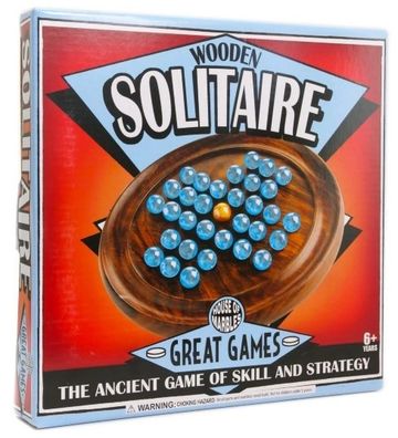 house of marbles wooden solitaire