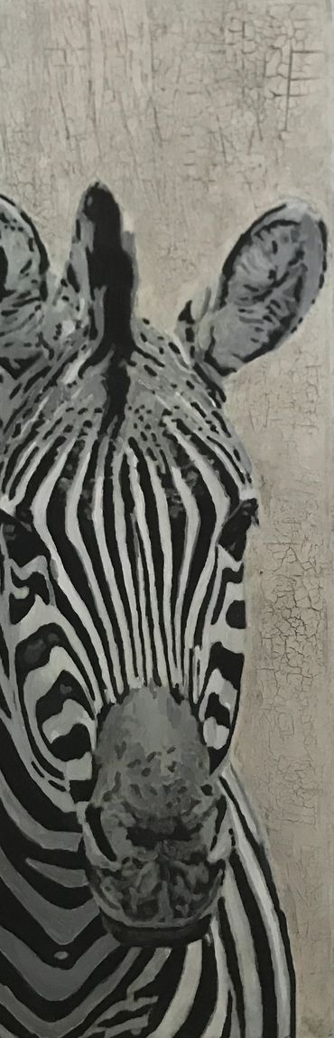 "Zebra"
Machart: Acrylcollage
Masse: Leinwand 20 x 60cm
vegeben
ARTretokost
