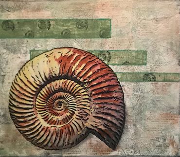 Fossil / Ammonit
Machart: Acrylcollage
Masse: Leinwand 70 x 60cm
Preis: Fr. 520.-
ARTretokost