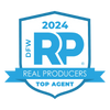 DFW Real Producers Top Agent Logo