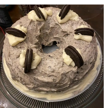 Homemade Chocolate Oreo Cream Cheese Pound Cake