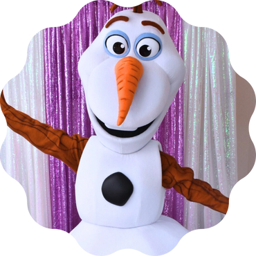 Rent Disney Frozen Olaf character for hire near rochester syracuse birthday party theme idea