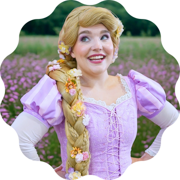 Rent Disney princess Rapunzel Tangled for hire party near rochester syracuse birthday party
