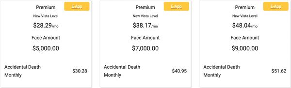 Get quotes for small or large amounts as to have left over dollars to ensure all expenses are paid.