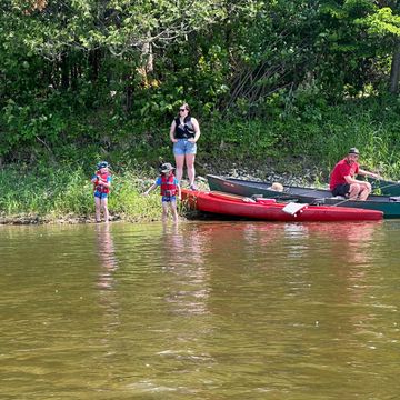 Canoe trip down the river