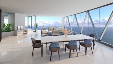 Bentley Residences views penthouse ocean balcony Bentley Brand luxury prestige