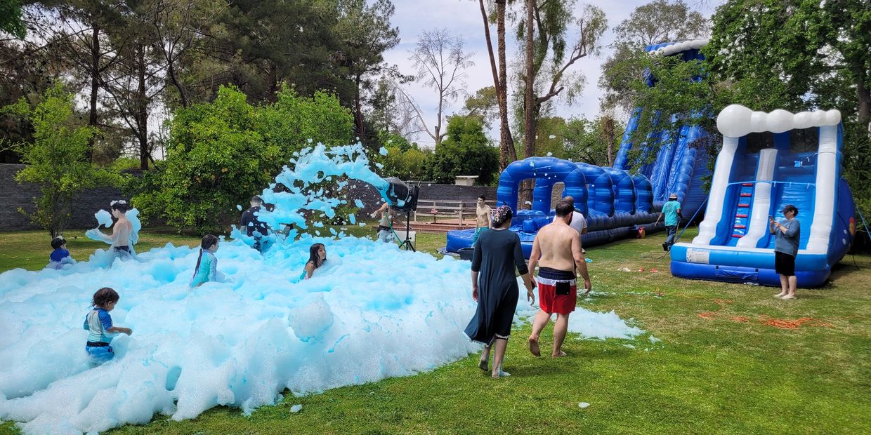 Foam party rentals