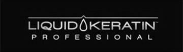 Liquid Keratin logo.  A service that provides smoothing, straightening and relaxing to your hair.