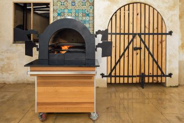 We can also design different kind of stands for our Supreme wood fired ovens