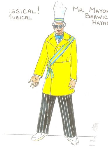 Chicago costume designer Janice Pytel’s designs for Mr. Mayor in “Seussical the Musical” at Chicago