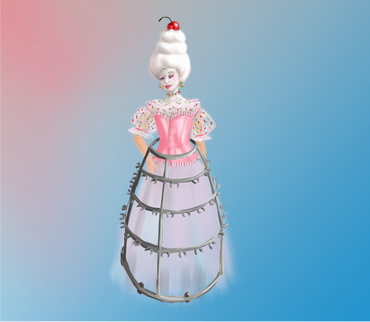 Chicago costume designer Janice Pytel's concept sketches for Strolling Bubbly, LLC