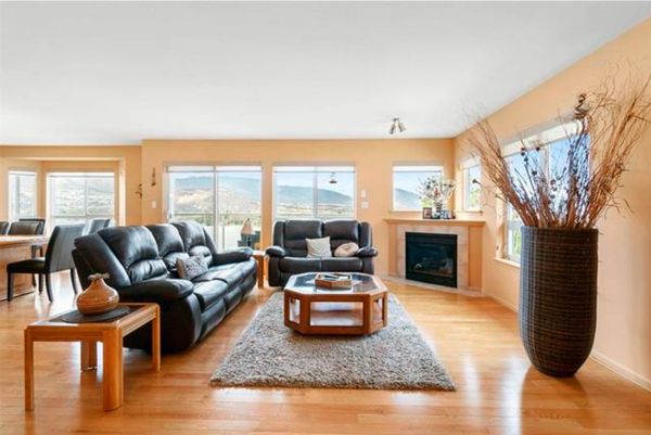bright open living room in house for sale with a view of Kelowna BC for sale by Randy Repchuk with 