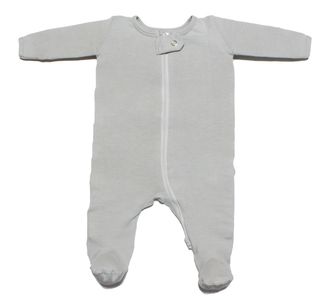 Onesie Swaddle converts to a footed onesie. The quickest way to swaddle a baby.