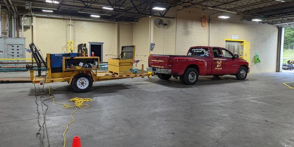 Mobile welding done  on site. Mobile welding is available 24 hrs. Emergency welding after hrs is ava