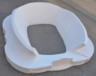 STEP 3 - A model of a football stadium.