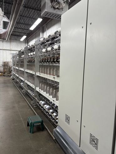 OMM fully electronic covering machine