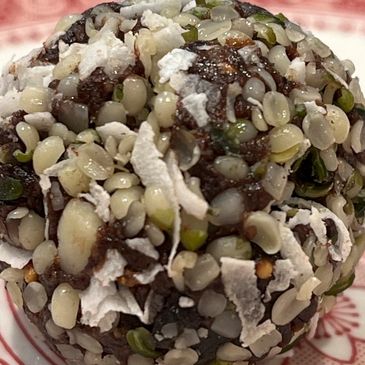 hemp seed coconut energy bite