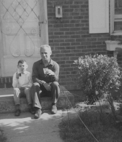 photo me and Dad 1960s Dumont NJ